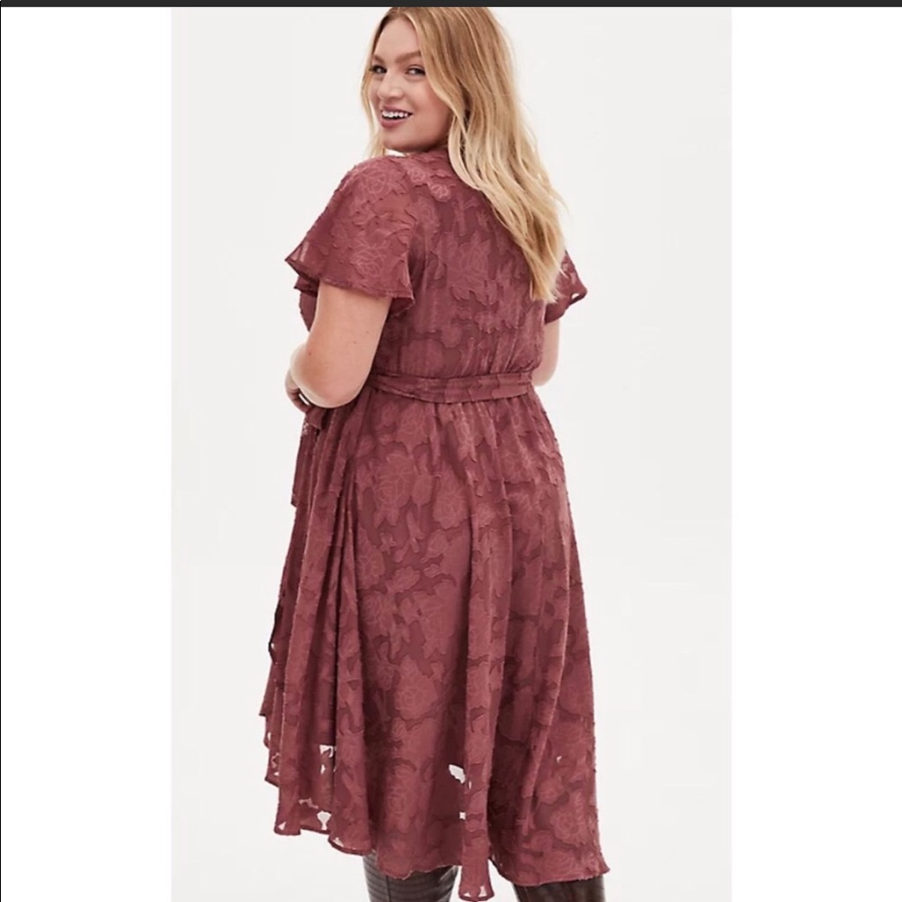 Torrid faux wrap dress w/ pockets